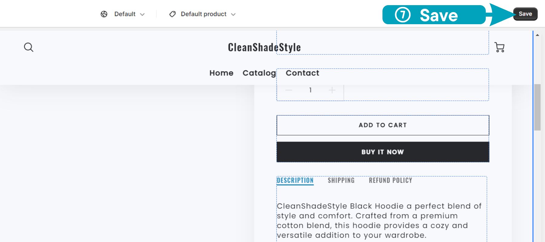 Customize your tabs on Shopify