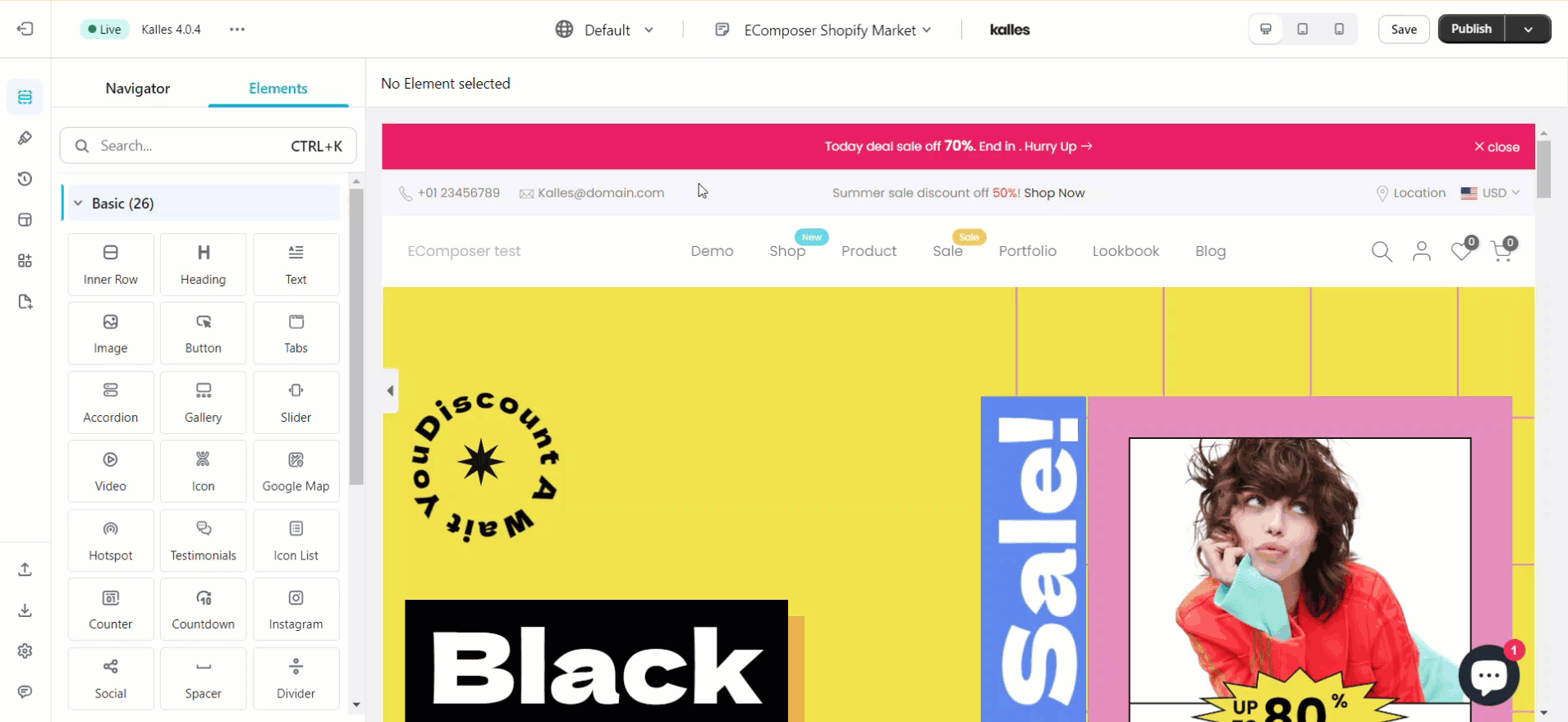 ecomposer-shopify markets configure