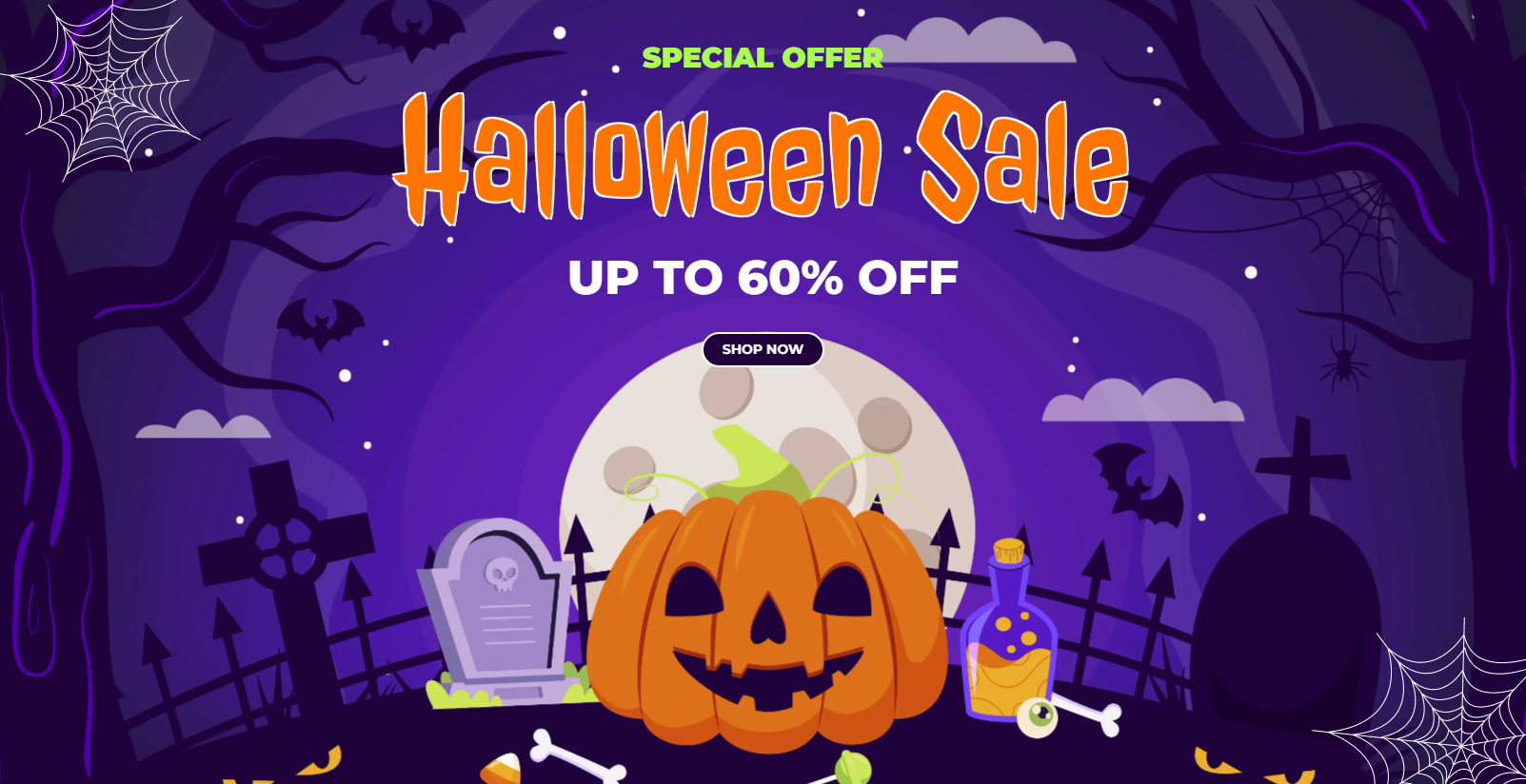 Halloween Landing Page