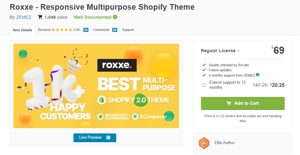 Shopify Responsive Theme - Roxxe