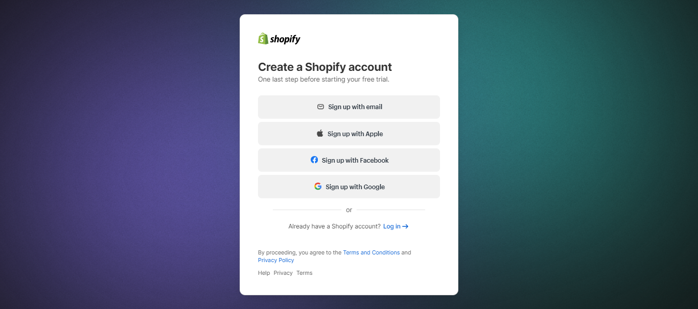 How to claim Shopify 1 month trial for only $1