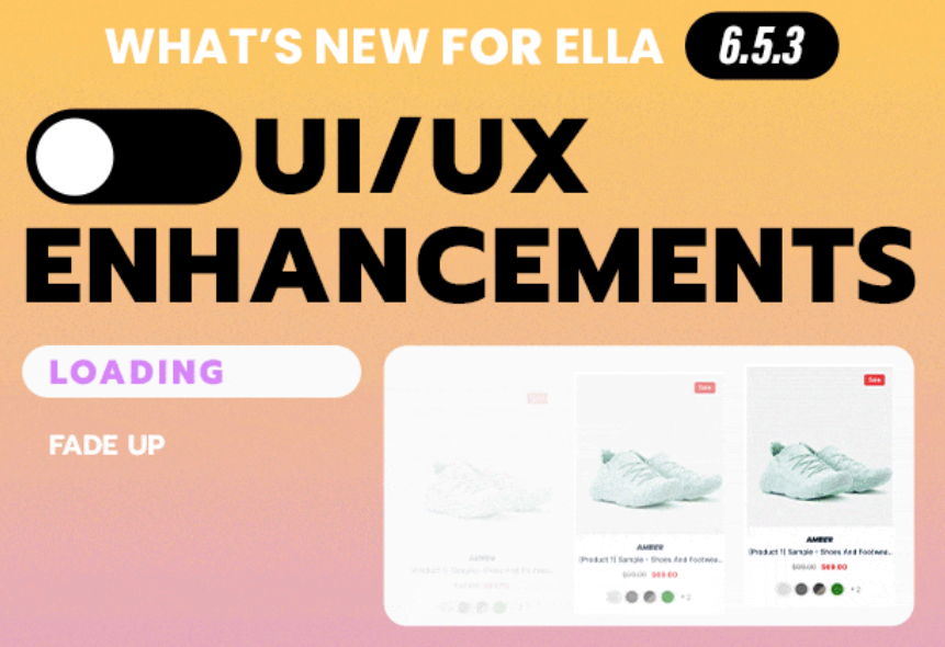 Ella Shopify Theme UX UI Enhancement