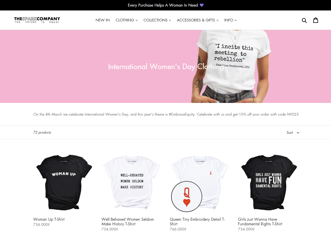 best women's day website themes and templates