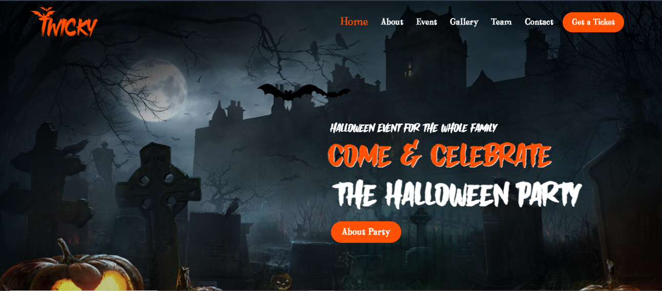 impressive Halloween website templates and examples