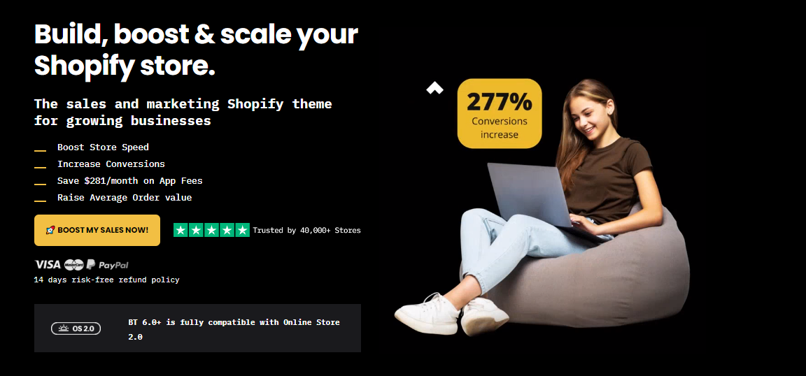 Best Converting Shopify Theme - Booster