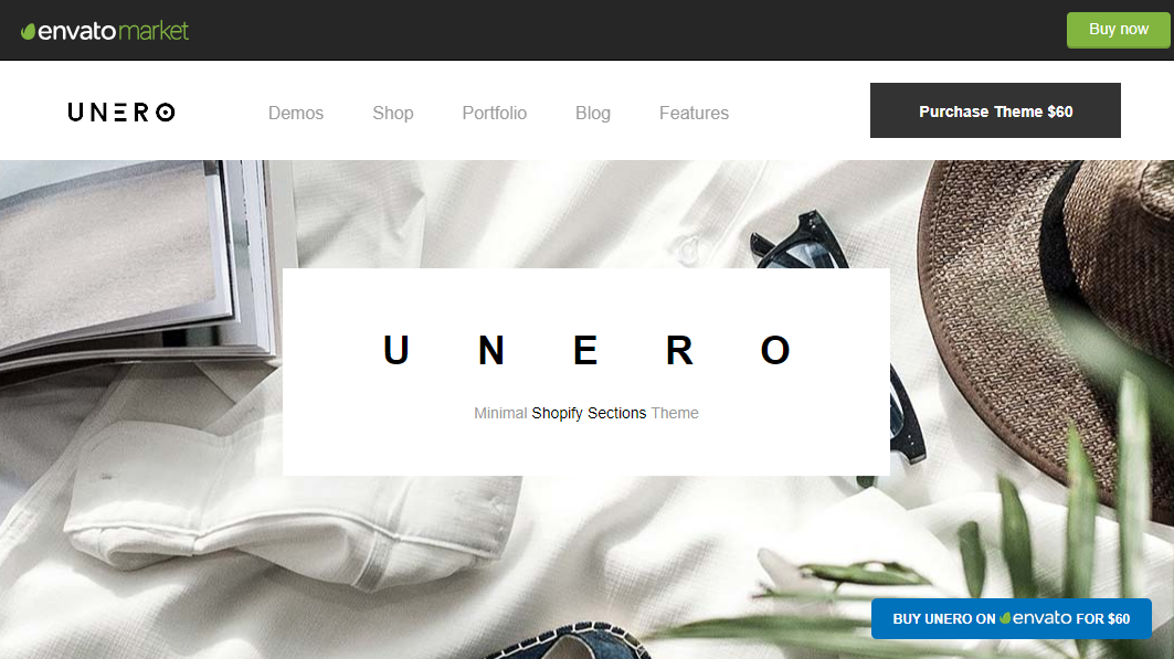 Shopify Simple Theme - Unero