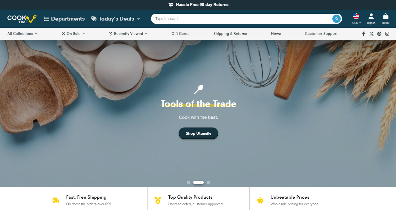 Shopify ShowTime Theme - CookTime