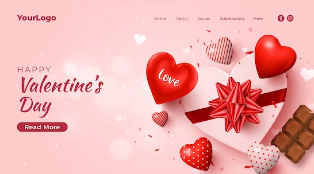 shopify landing page for valentine