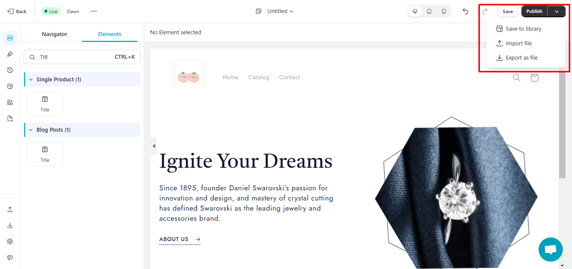 Shopify Theme Sections