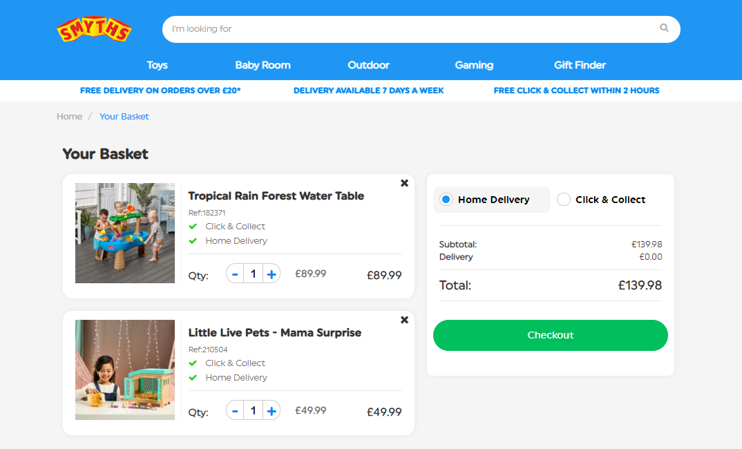 Cart Page design examples