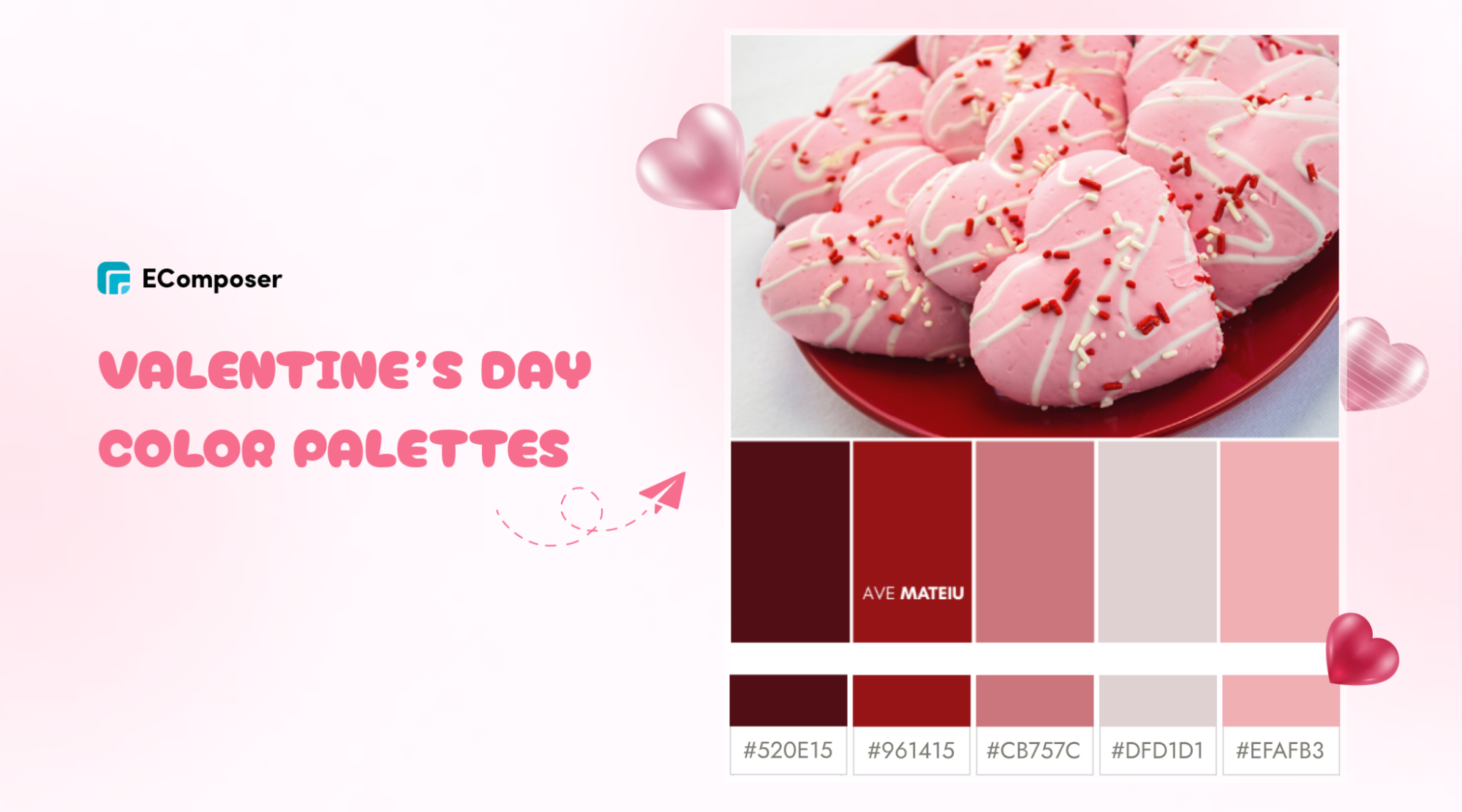 Valentine Colors 2024/ Color Palettes