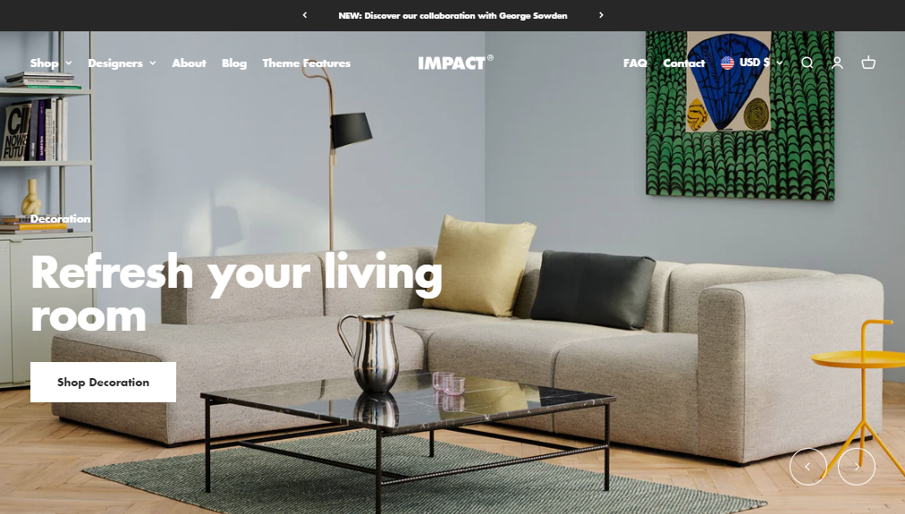 Shopify Impact Theme - Home