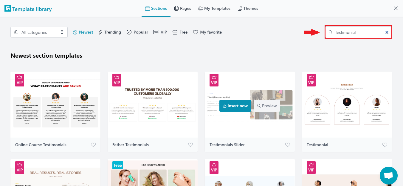 Shopify Testimonial Page templates