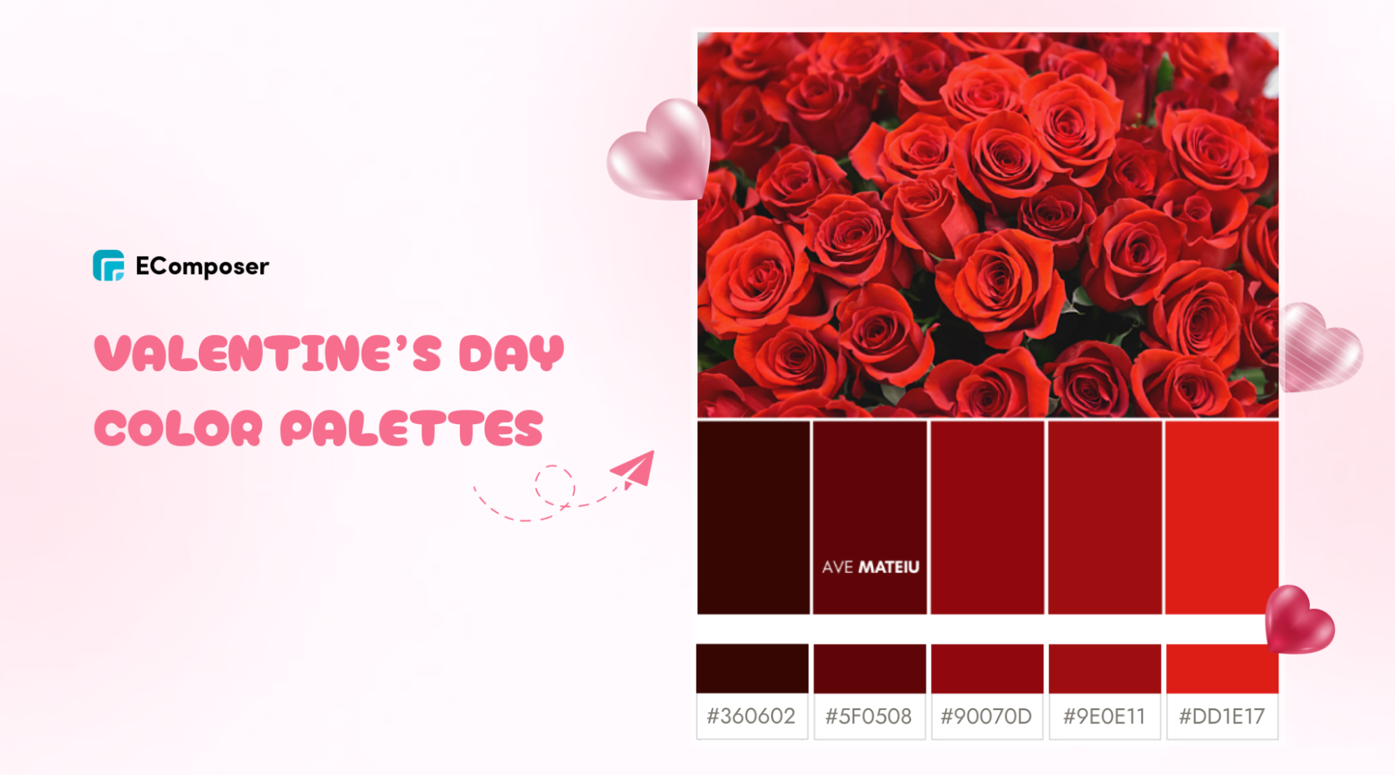 Valentine Colors 2024/ Color Palettes