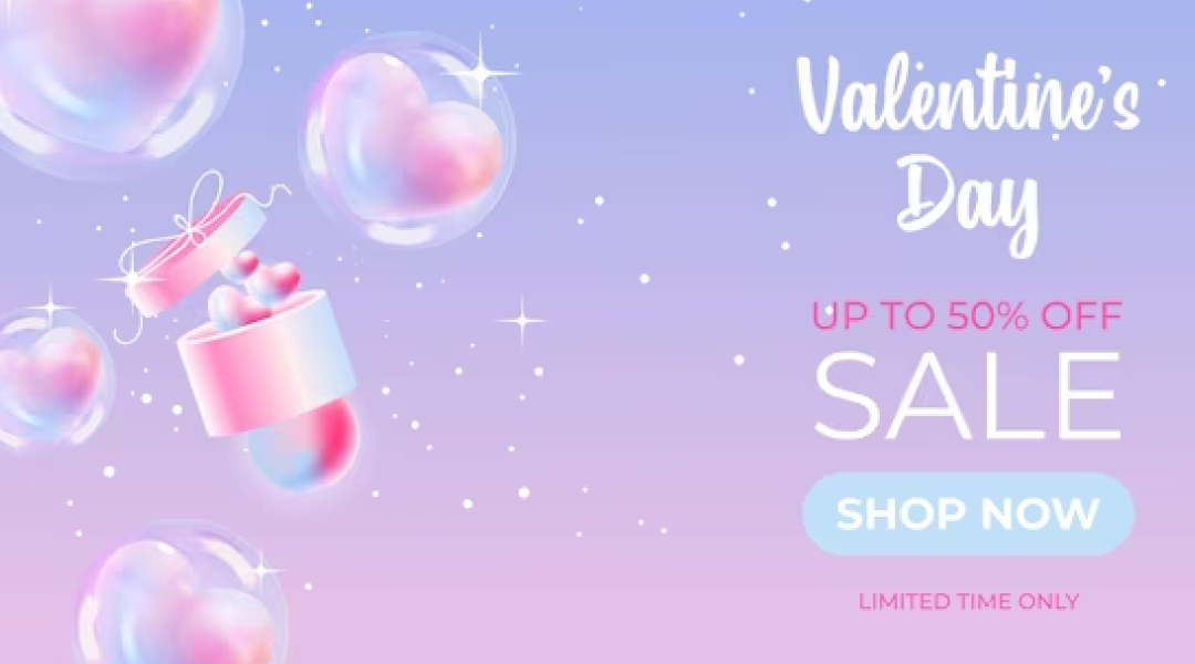 shopify landing page for valentine
