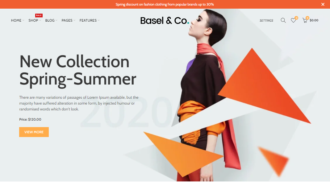 Shopify Basel Theme - Fashion 2