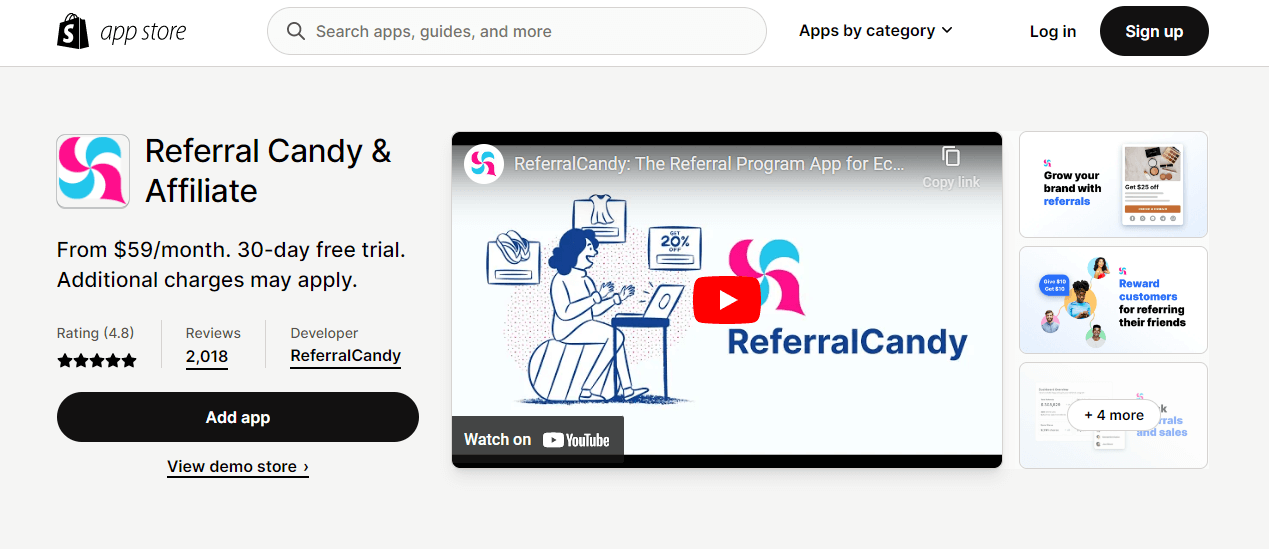 Referral Candy Shopify App