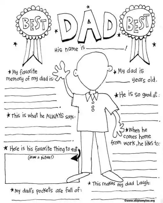 Fill-in-the-Blank Father's Day Cards