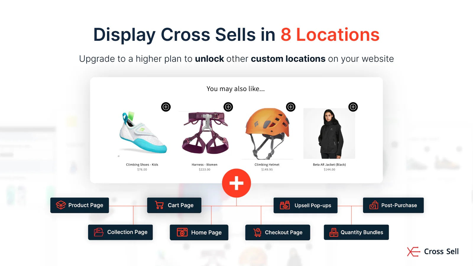 Cross Sell & Upsell features
