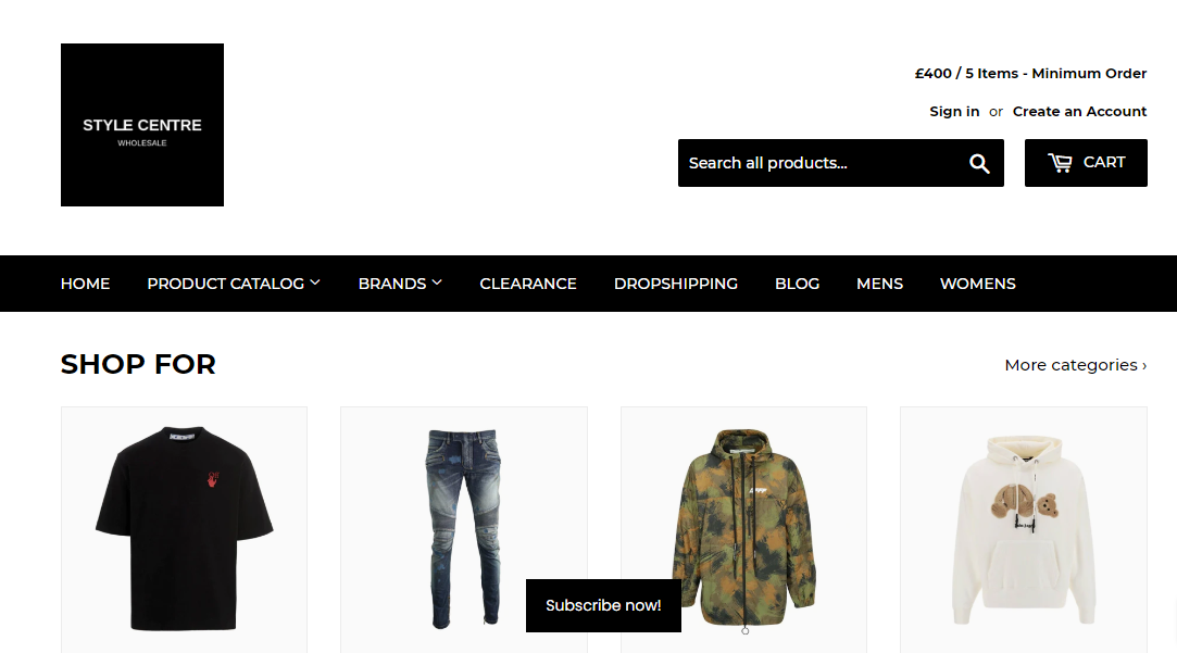 best Shopify dropshipping suppliers for clothing