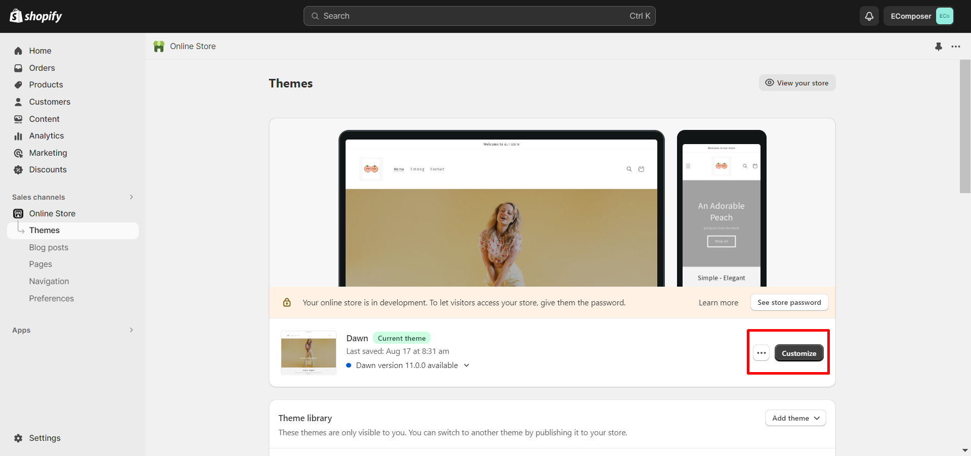 Shopify Theme Sections