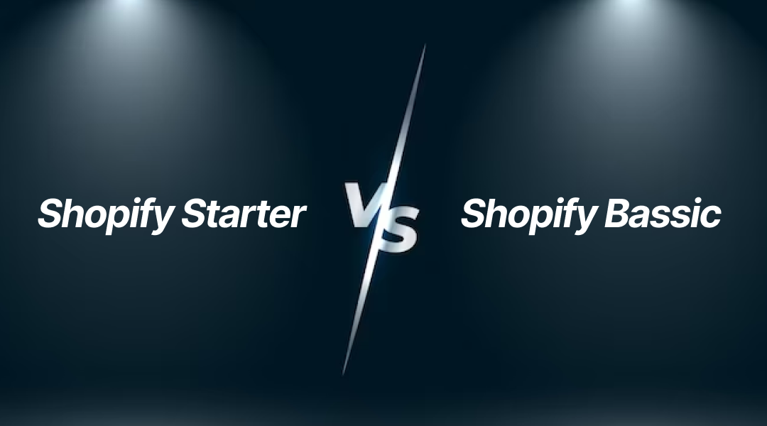 Shopify starter plan vs Shopify basic plan