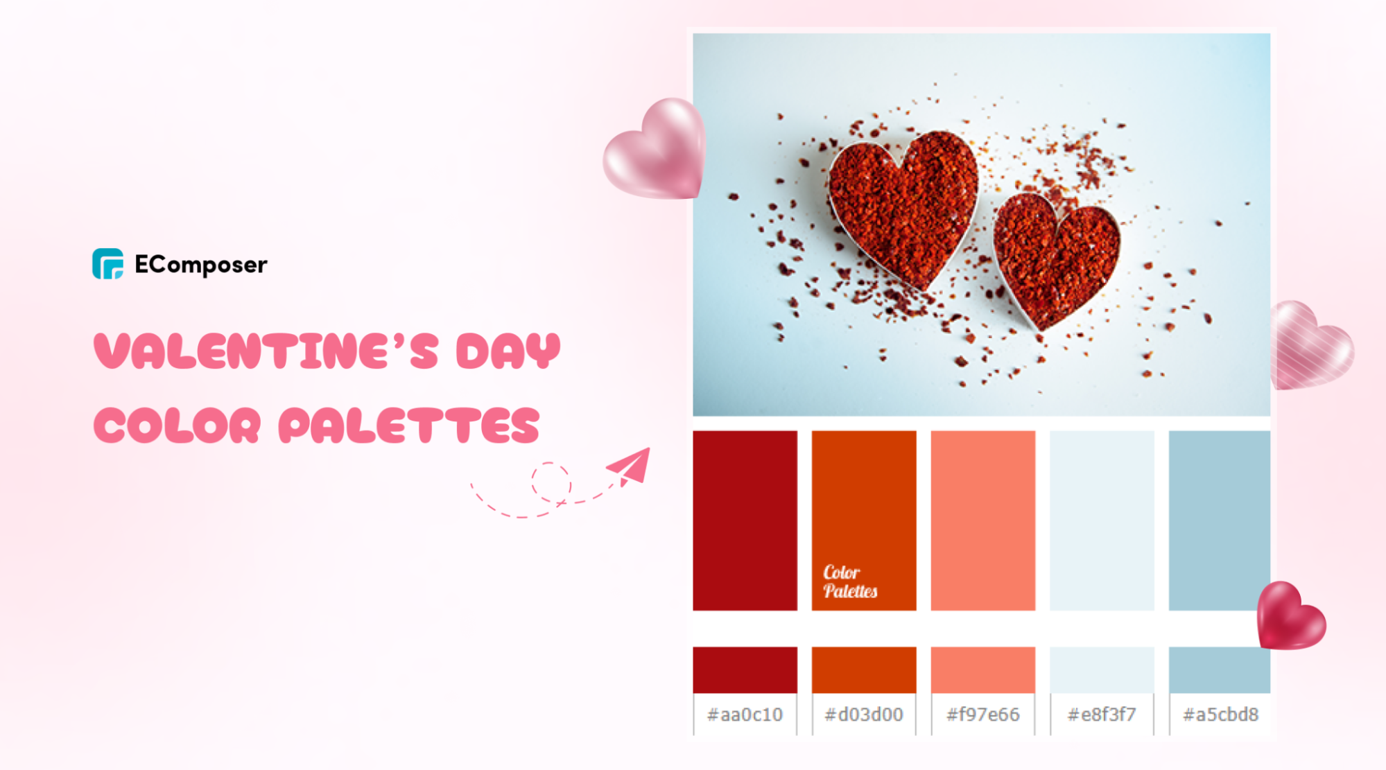 Valentine Colors 2024/ Color Palettes