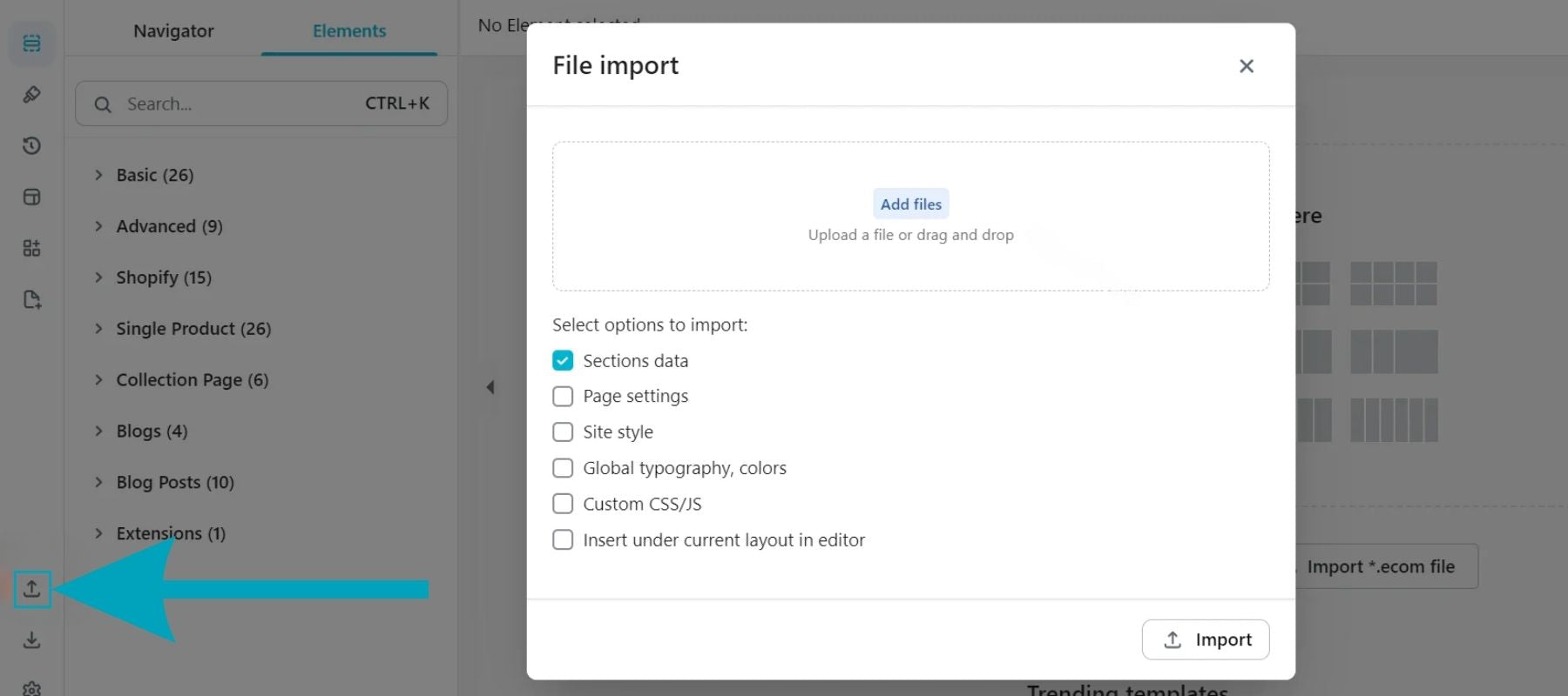 Import PDF File (For Subscription Plans)