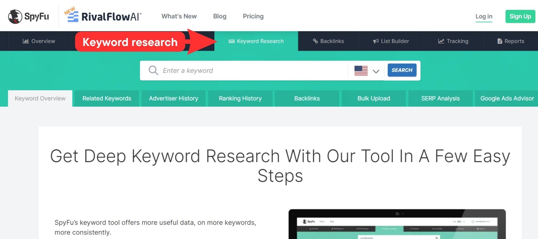 Leveraging SpyFu keyword research