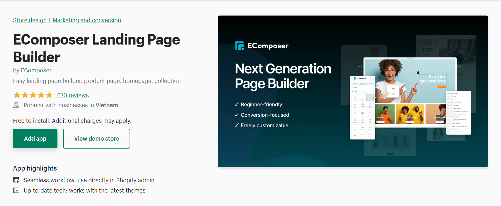 Add-EComposer-Landing-Page-builder-on-store