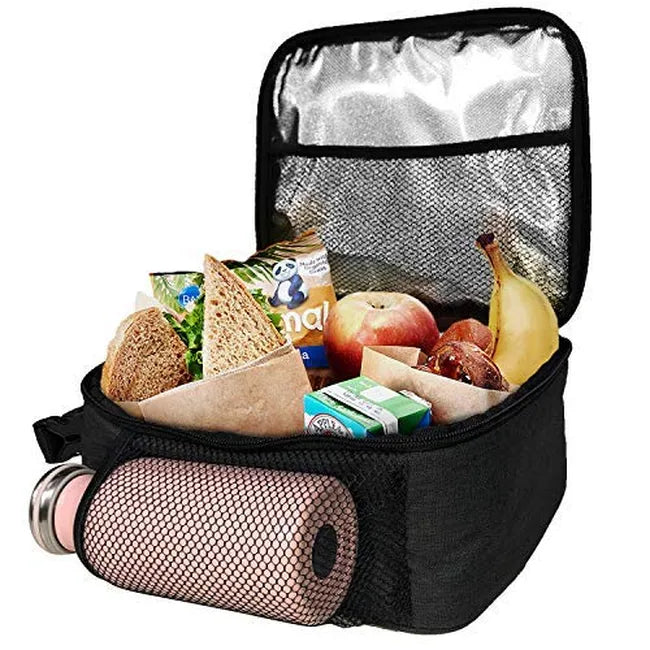 Gray Insulated Lunch Box
