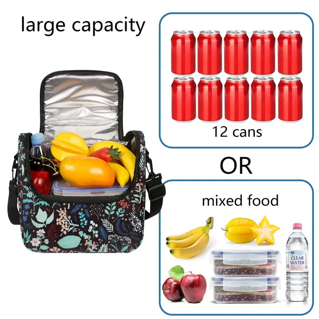 Large Capacity Lunch Box, Spacy Enough for 12 Coke Cans