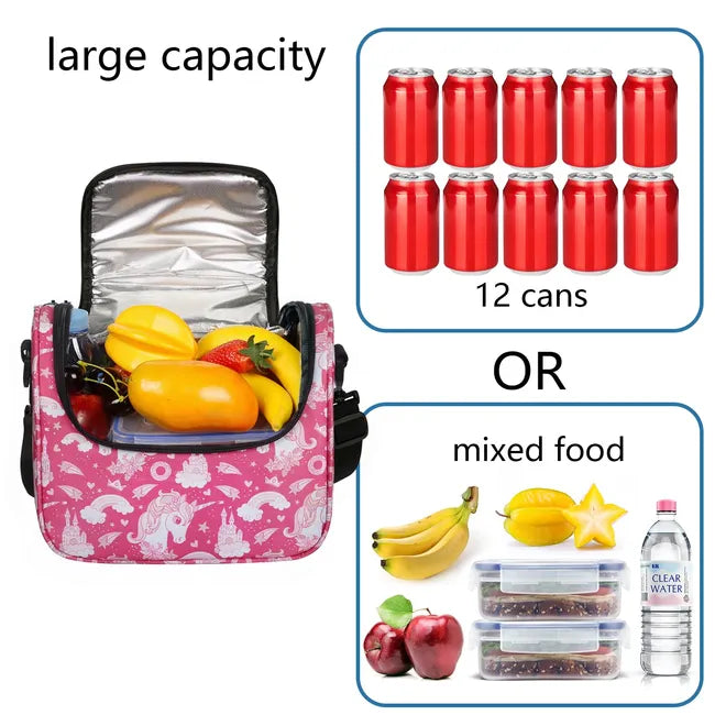 Large Capacity Lunch Box, Spacious Enough for 12 Coke Cans