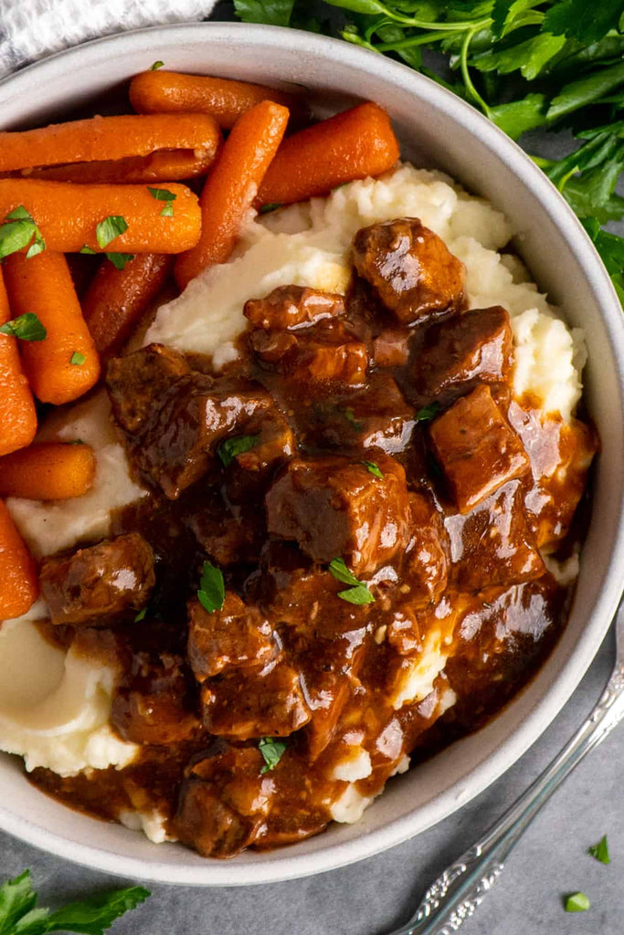 Crock Pot Beef Tips and Gravy