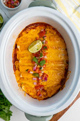Chicken Enchiladas in a Crock Pot