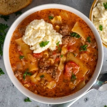 Crockpot Lasagna Soup