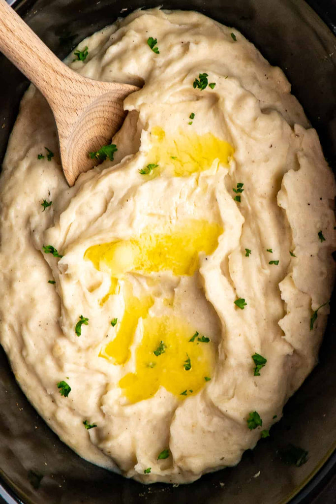 Crock Pot Mashed Potatoes with Cream Cheese