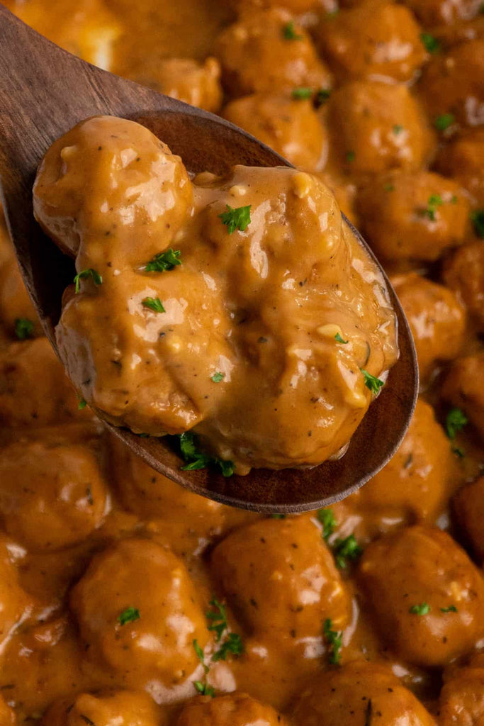 Crock Pot Meat Balls and Gravy