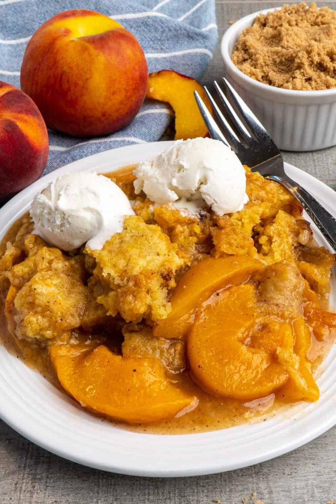 Crock Pot Peach Cobbler With Cake Mix