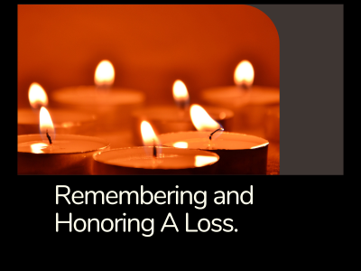 Showing sympathy in remembering and honoring a loss