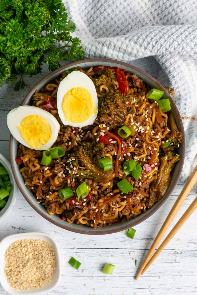 Crock Pot Beef Ramen Noodles