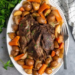 Pot Roast cooked in a Slow Cooker