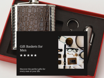 Gift baskets for men