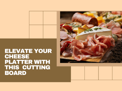 Elevate your cheese platter with this cutting board gift