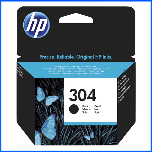 HP 304XL Black (N9K08AE) Reenchido • Smart Printer