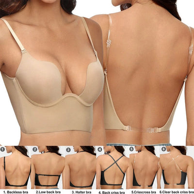Dicasser 3 Pair Adhesive Bra Invisible Sticky Strapless Push up Backless  Reusable Silicone Covering Nipple Bras