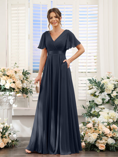 Best Plus Size Bridesmaid Dresses with Sleeves | Bridesmaid Gown Under ...