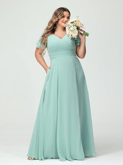 Plus Size Bridesmaid Dresses - Size 0 to 32W, Under $100-Lavetir