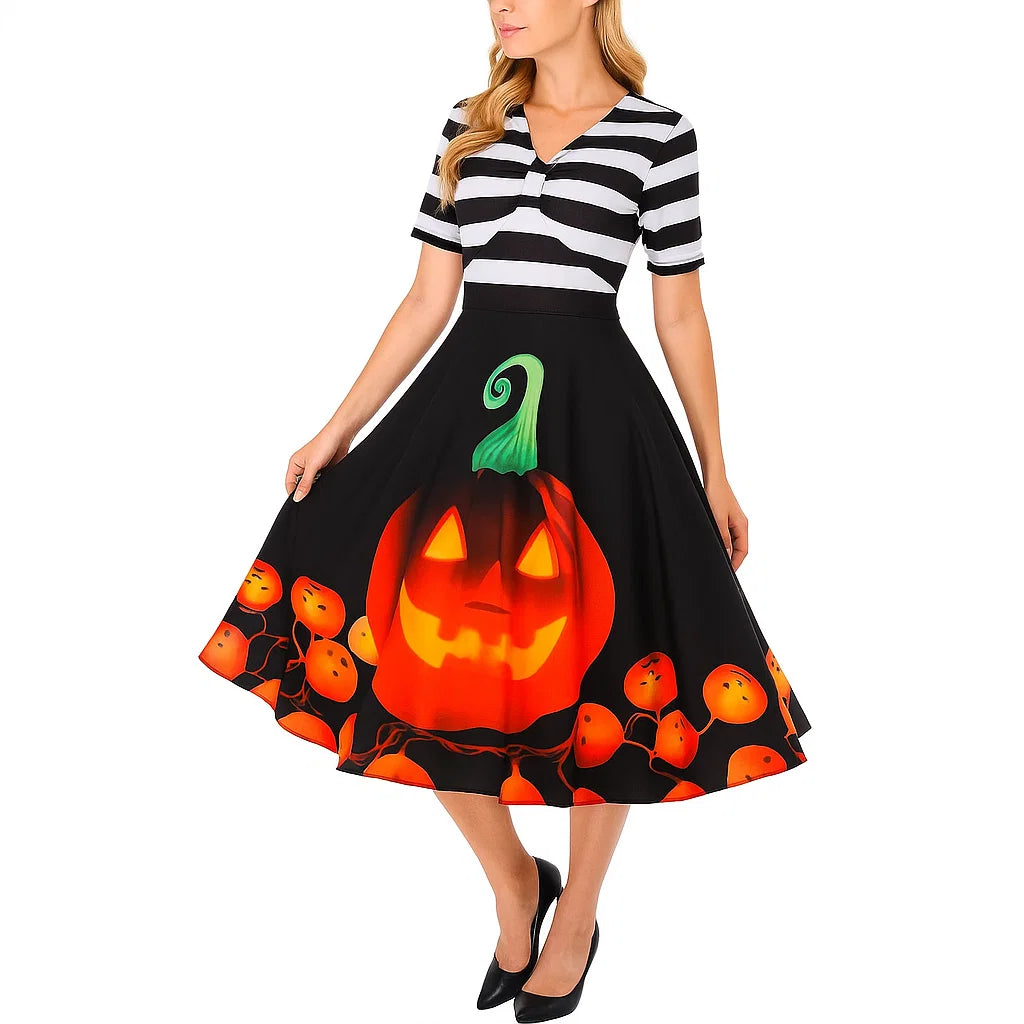Retro Halloween Swingkleid
