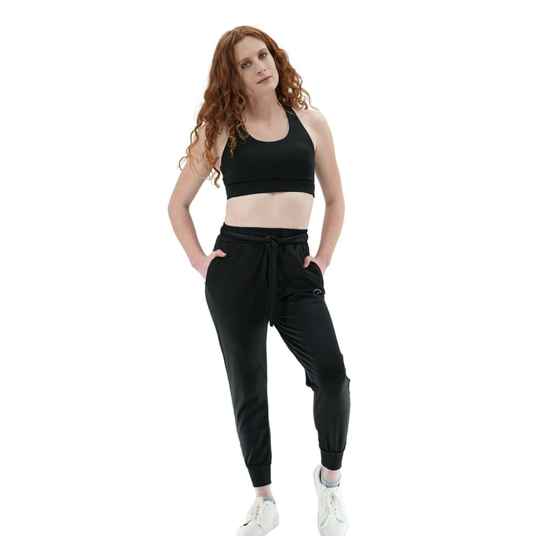 Women's Gym Jogger Pants and Bra Causal Wear Suit Set, Extra Slim Fit -  Green